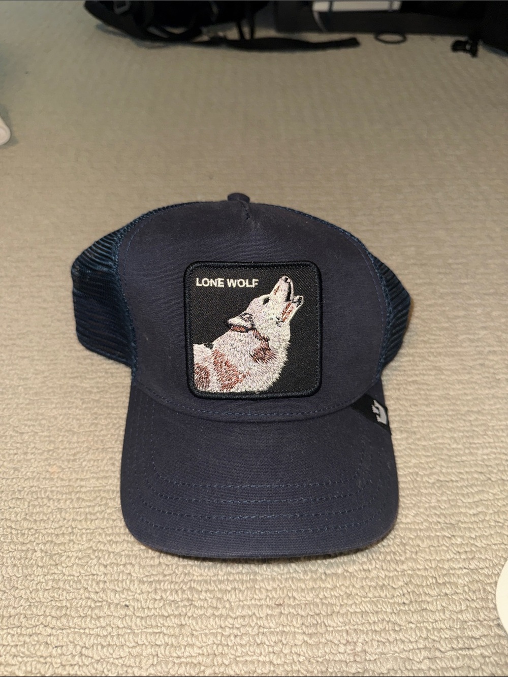Goorin trucker hat navy